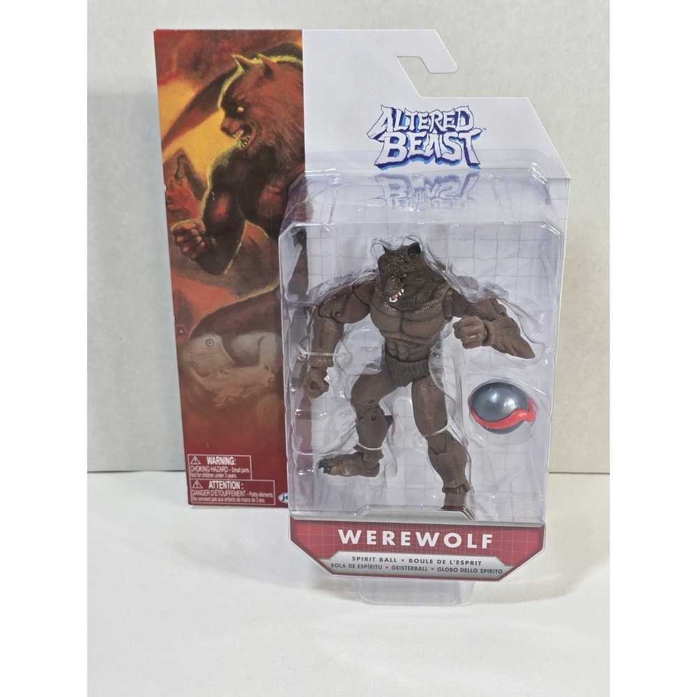 JAKKS Pacific Altered Beast Werewolf with Spirit Ball 4" Action Figure New